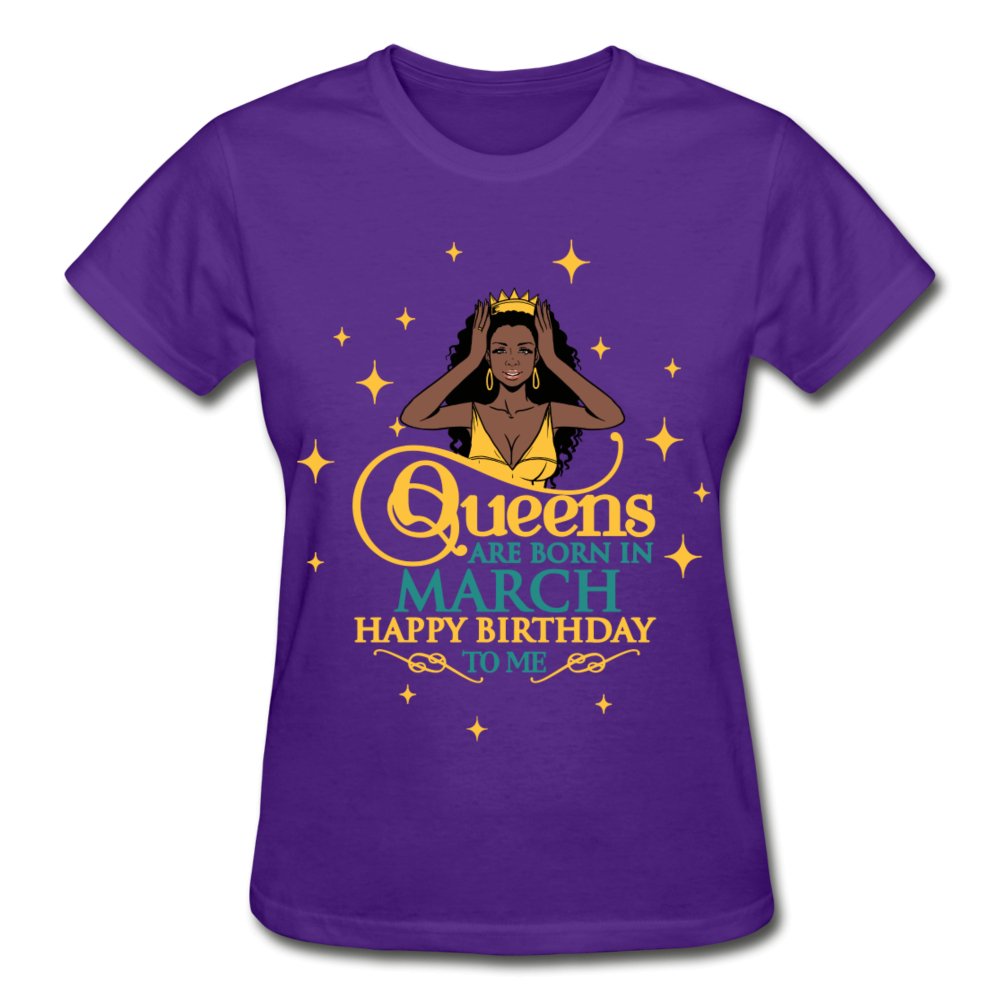 Queens are born in March Shirt - Beguiling Phenix Boutique