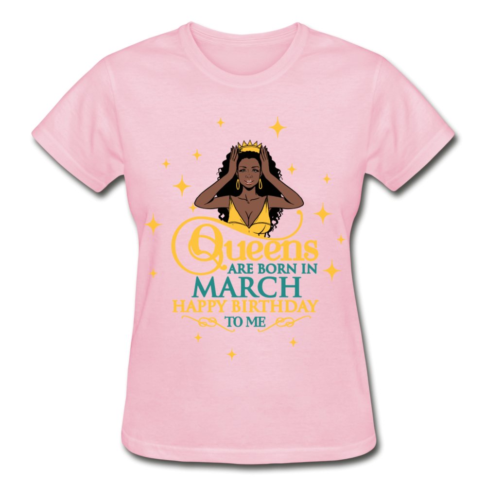 Queens are born in March Shirt - Beguiling Phenix Boutique