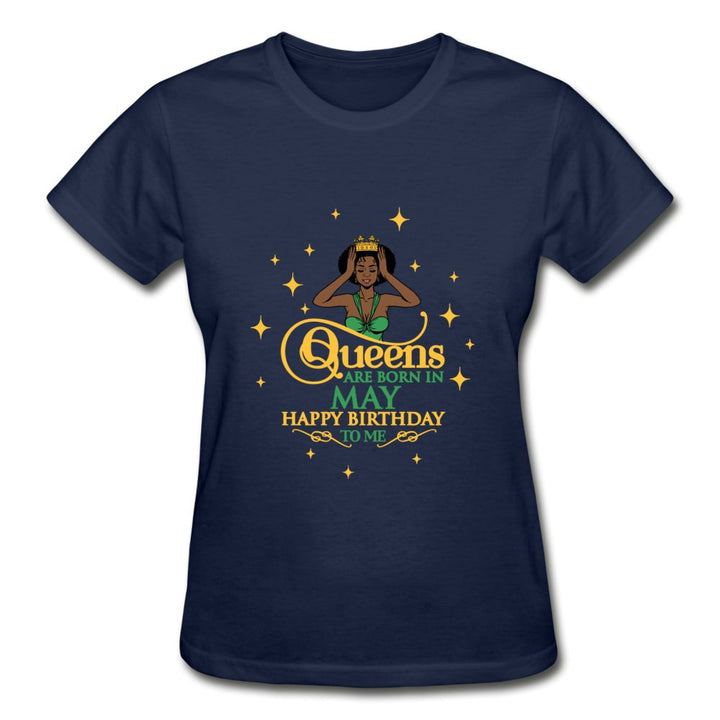 Queens Are Born In May - Ladies Shirt - Beguiling Phenix Boutique