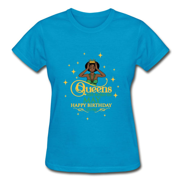 Queens Are Born In May - Ladies Shirt - Beguiling Phenix Boutique