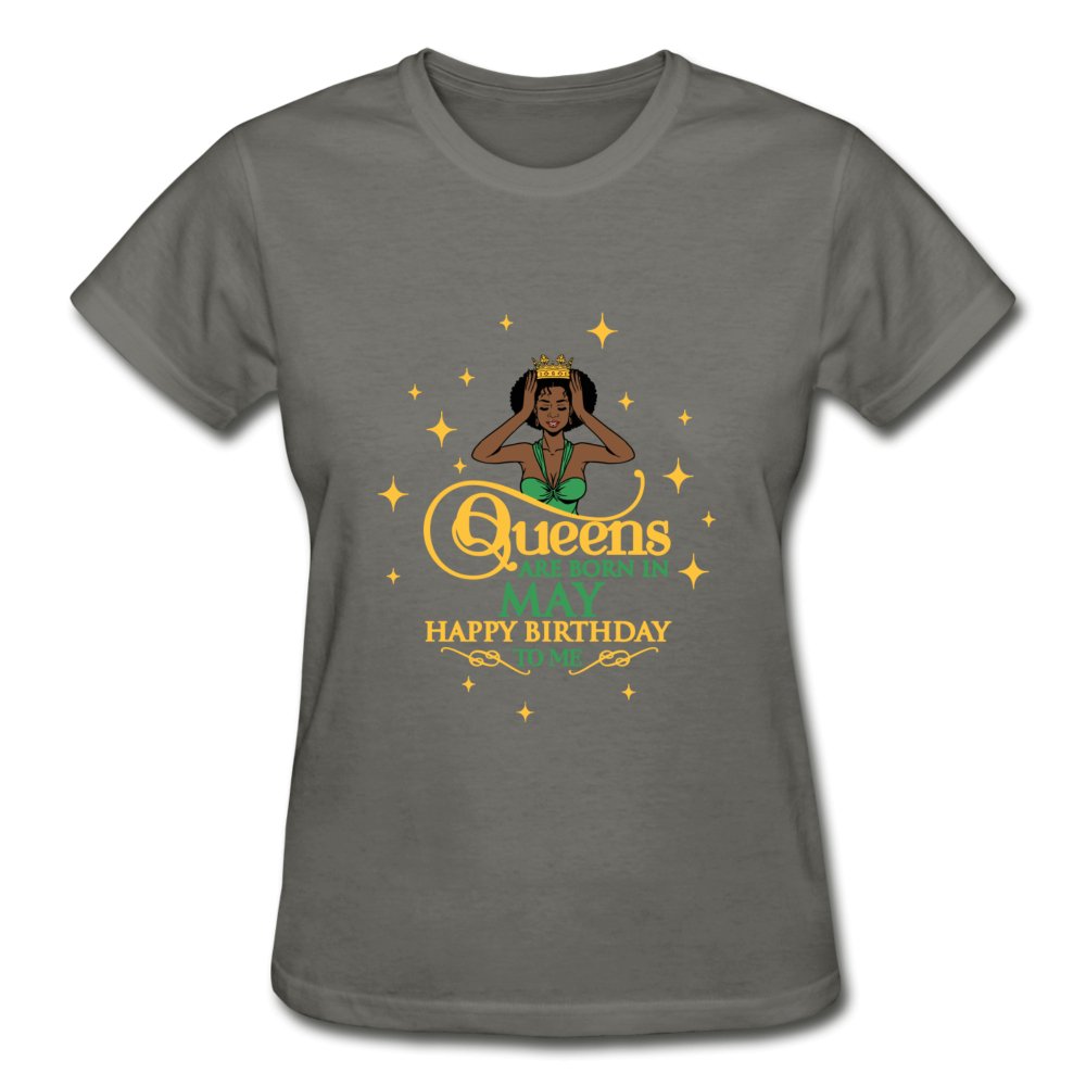 Queens Are Born In May - Ladies Shirt - Beguiling Phenix Boutique