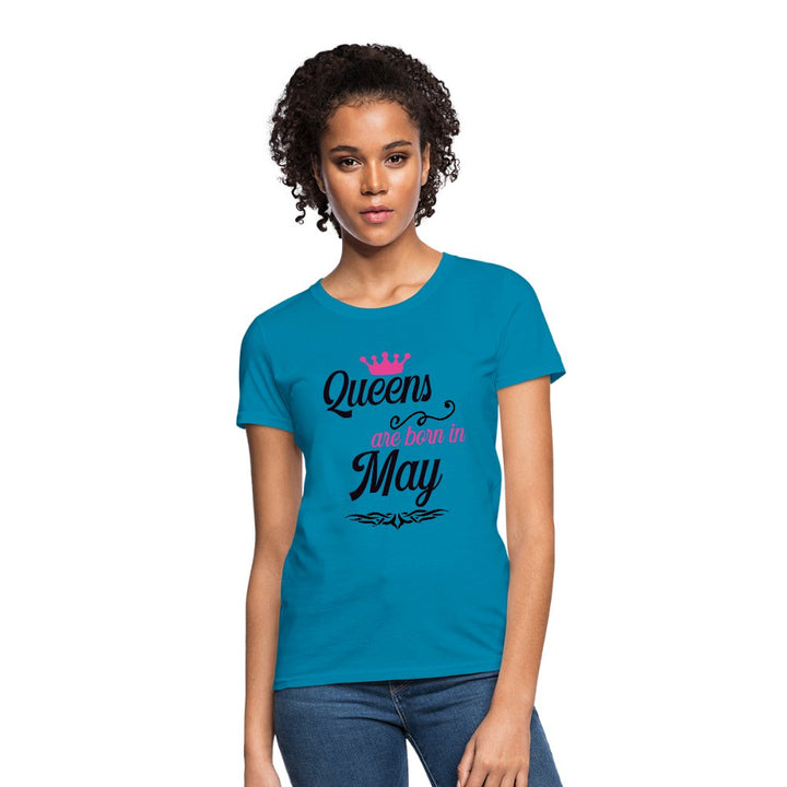 Queens Are Born In May Shirt - Beguiling Phenix Boutique