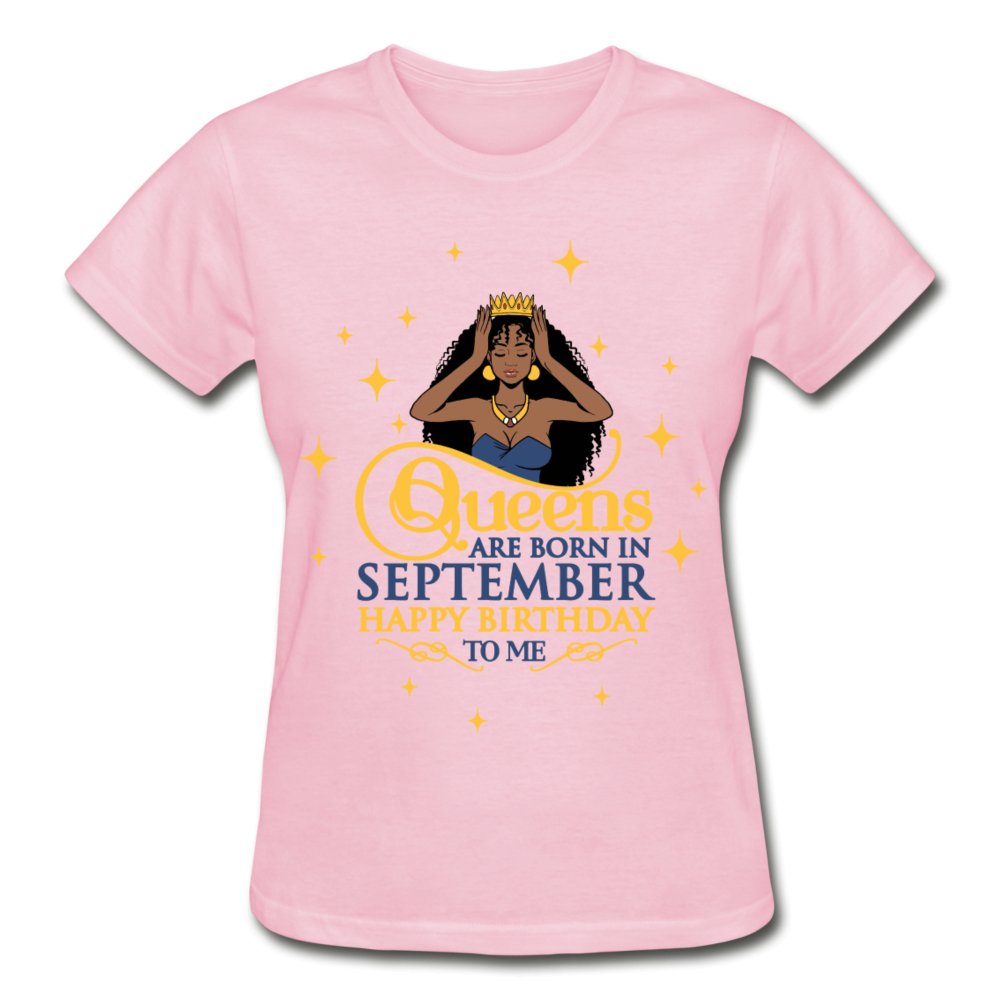 Queens Are Born In September -Ladies Shirt - Beguiling Phenix Boutique
