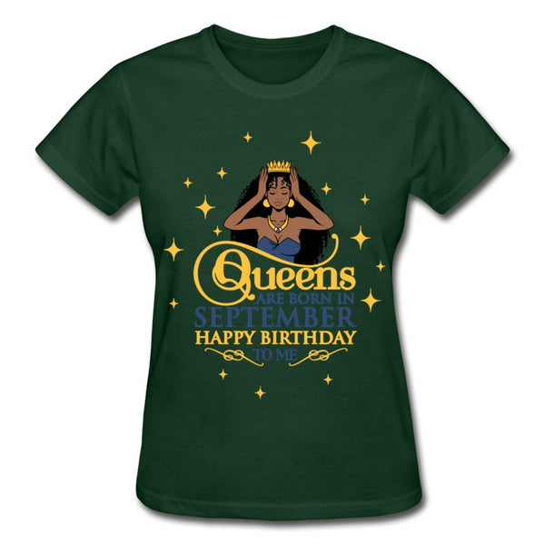 Queens Are Born In September -Ladies Shirt - Beguiling Phenix Boutique