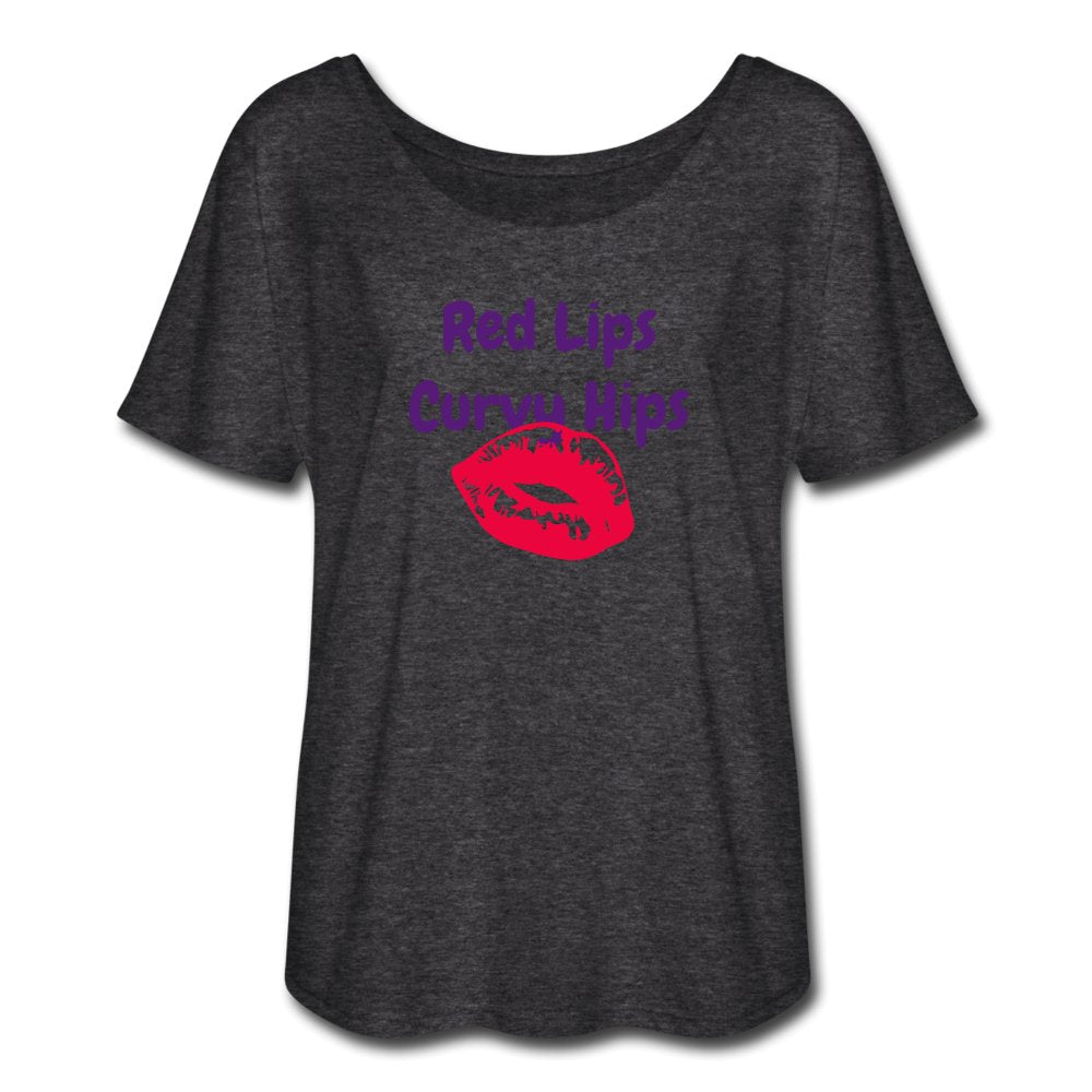 Red Lips Curvy Hips Shirt - Beguiling Phenix Boutique