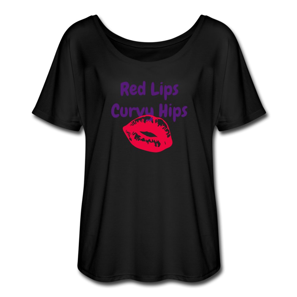Red Lips Curvy Hips Shirt - Beguiling Phenix Boutique