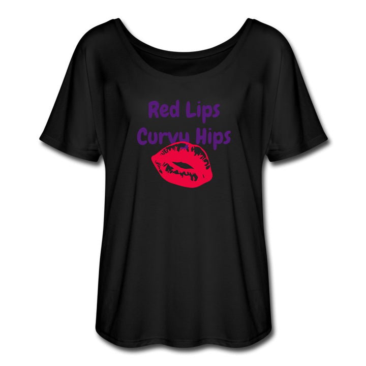 Red Lips Curvy Hips Shirt - Beguiling Phenix Boutique