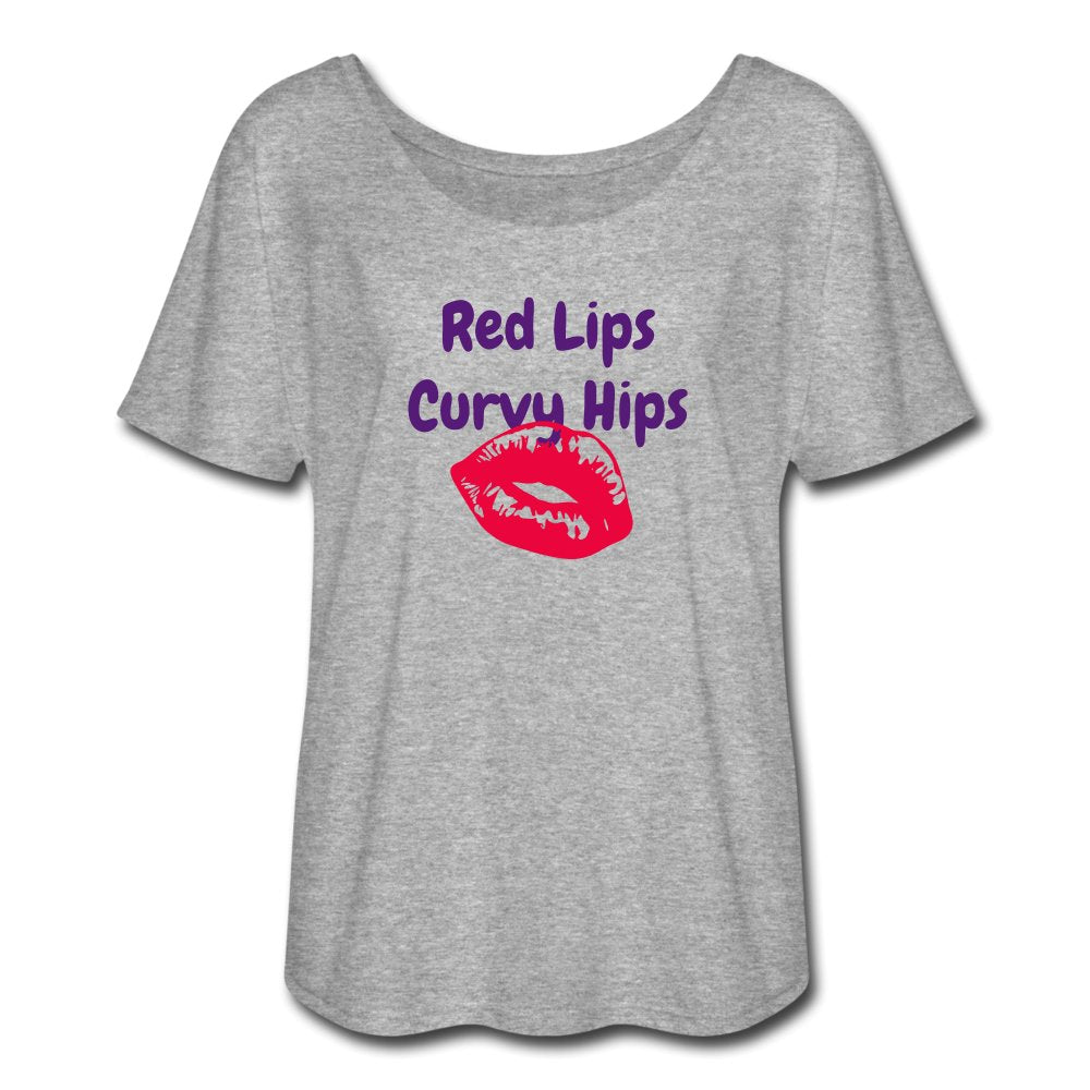 Red Lips Curvy Hips Shirt - Beguiling Phenix Boutique