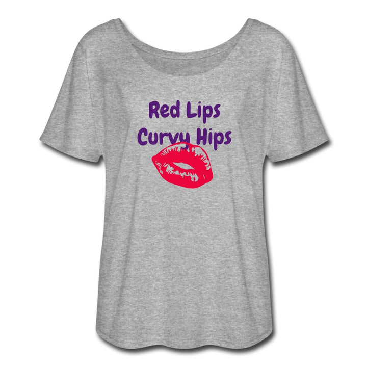 Red Lips Curvy Hips Shirt - Beguiling Phenix Boutique
