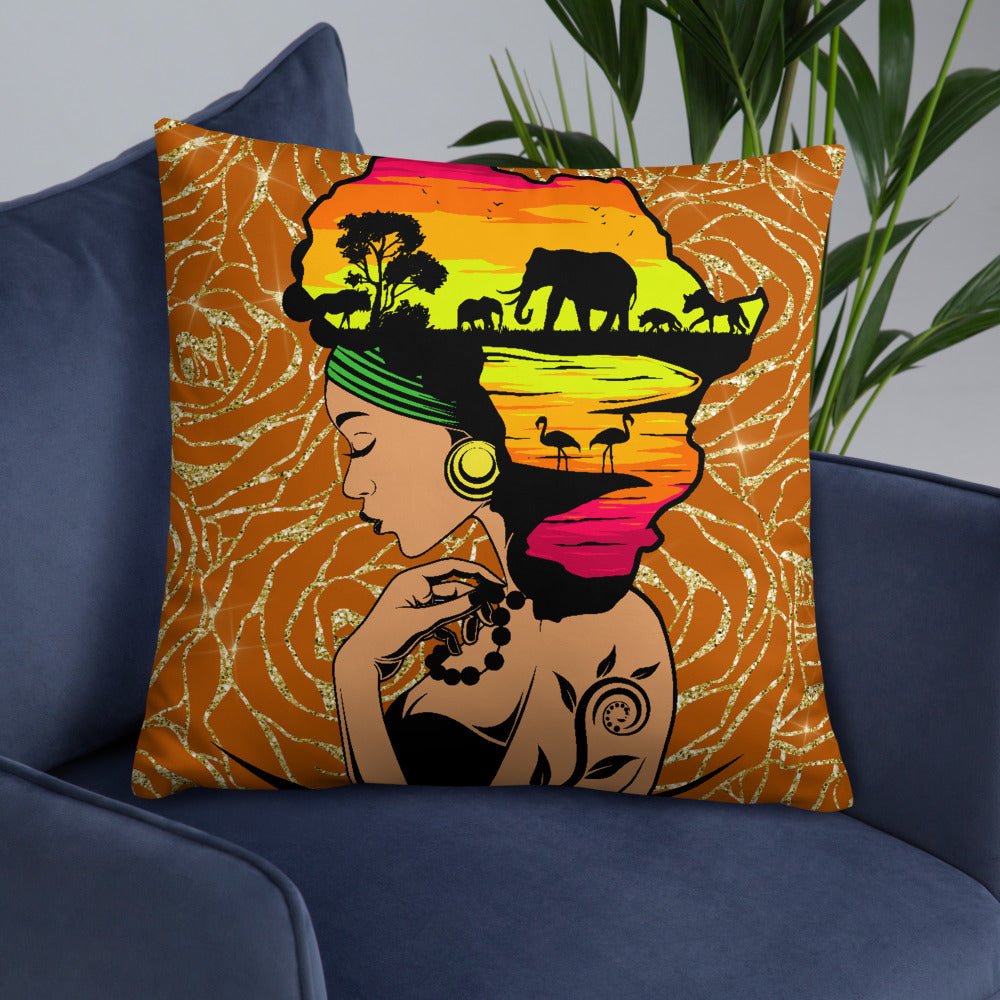 Remembering My Roots Throw Pillow - Beguiling Phenix Boutique