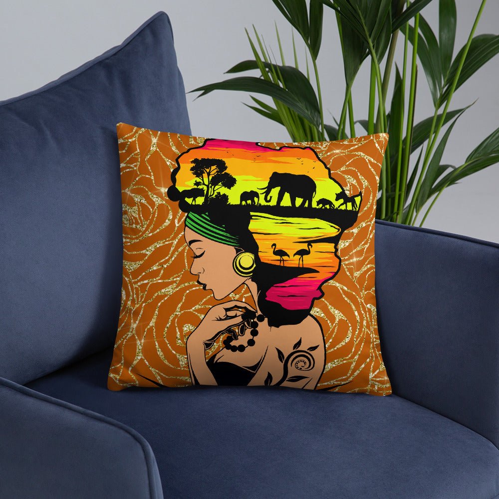 Remembering My Roots Throw Pillow - Beguiling Phenix Boutique