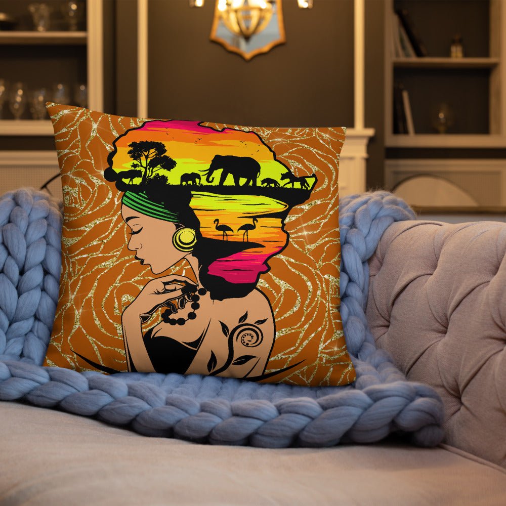Remembering My Roots Throw Pillow - Beguiling Phenix Boutique