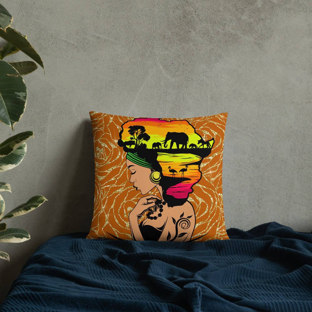 Remembering My Roots Throw Pillow - Beguiling Phenix Boutique