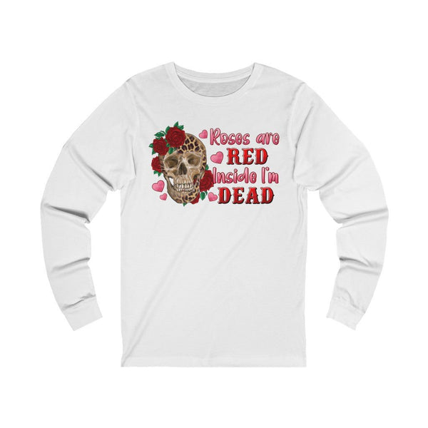 Roses Are Red Unisex Jersey Long Sleeve Tee - Beguiling Phenix Boutique