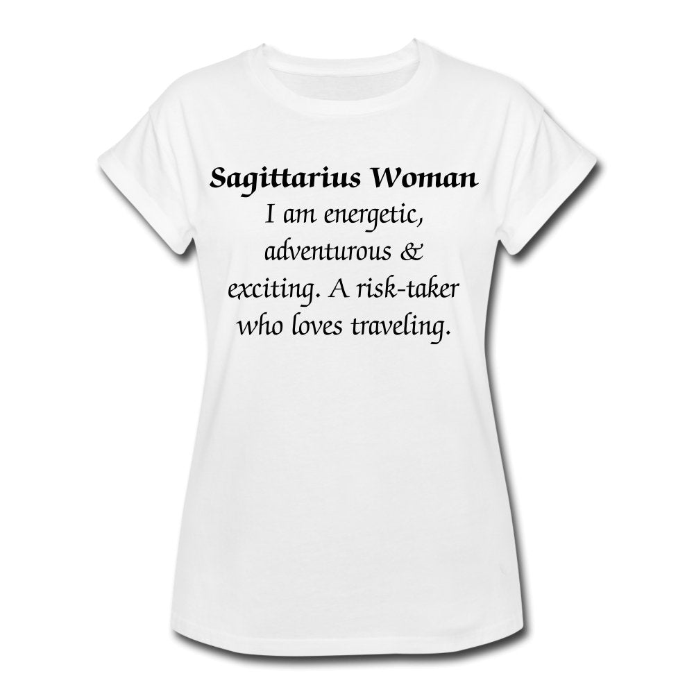 Sagittarius Woman Shirt-White - Beguiling Phenix Boutique
