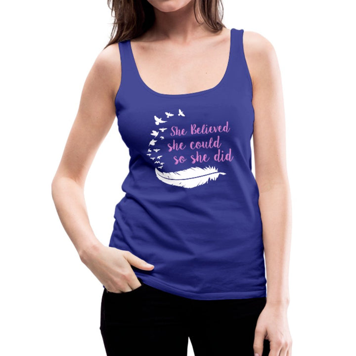 She Believed She Could So She Did Women’s Tank - Beguiling Phenix Boutique