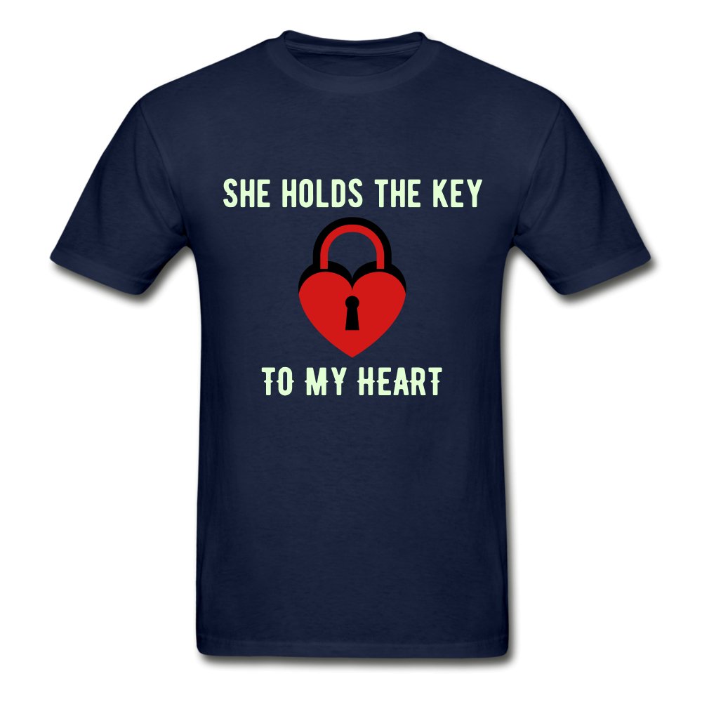 She Holds The Key To My Heart-glow in the dark shirt - Beguiling Phenix Boutique