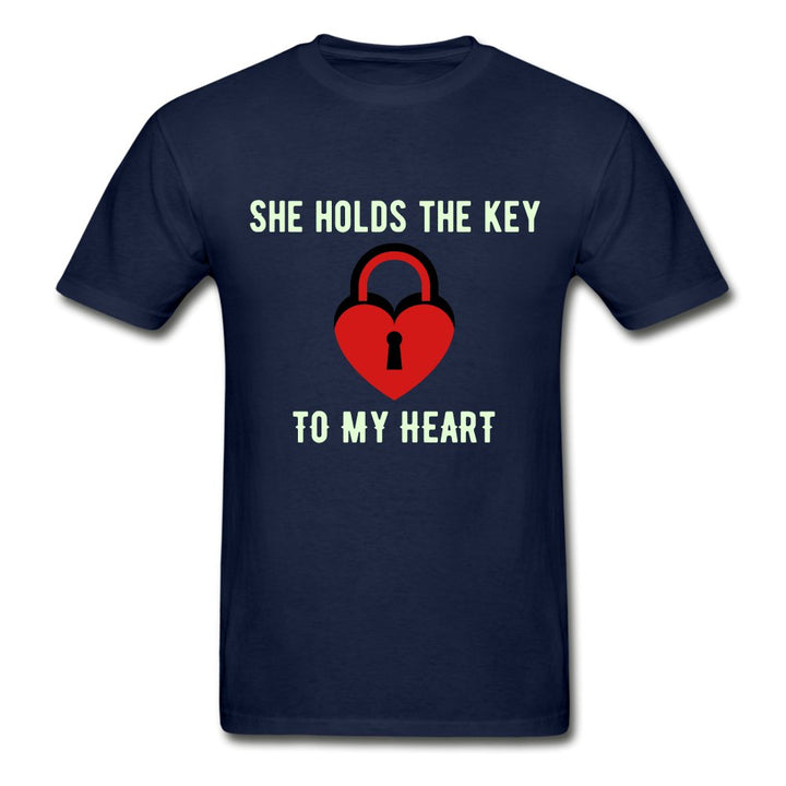 She Holds The Key To My Heart-glow in the dark shirt - Beguiling Phenix Boutique