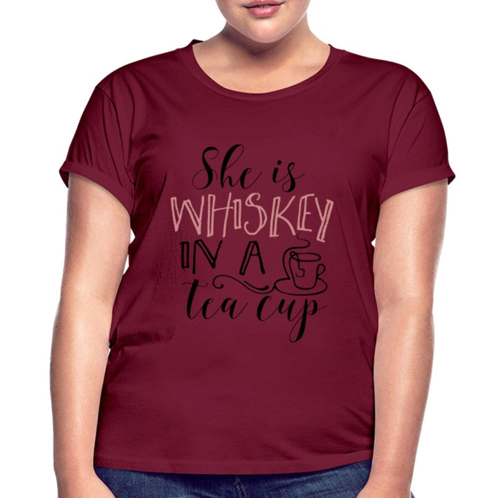 She Is Whiskey In A Teacup Women's Relaxed Fit Shirt - Beguiling Phenix Boutique