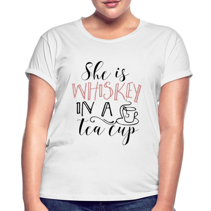 She Is Whiskey In A Teacup Women's Relaxed Fit Shirt - Beguiling Phenix Boutique
