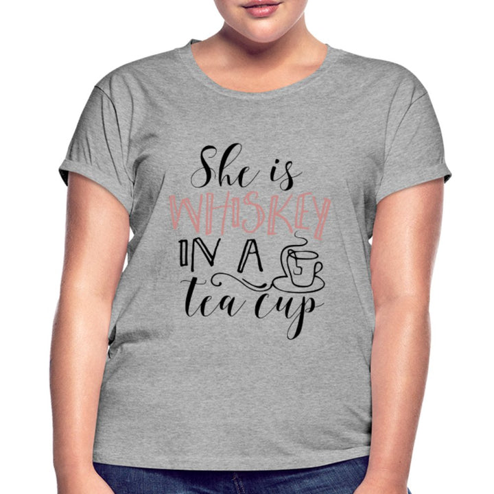 She Is Whiskey In A Teacup Women's Relaxed Fit Shirt - Beguiling Phenix Boutique