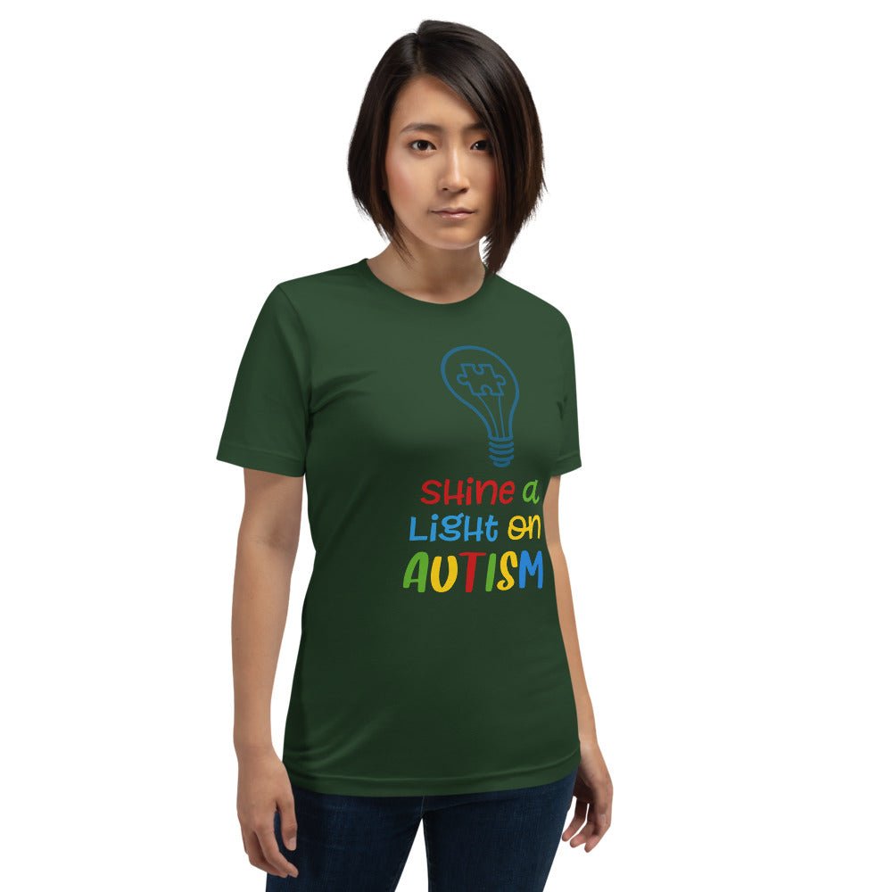 Shine A Light On Autism Shirt - Beguiling Phenix Boutique