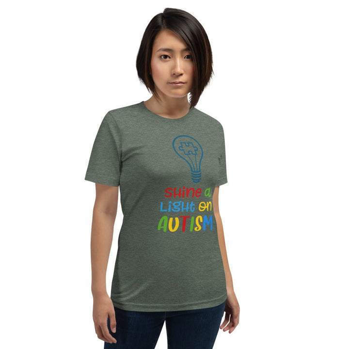 Shine A Light On Autism Shirt - Beguiling Phenix Boutique