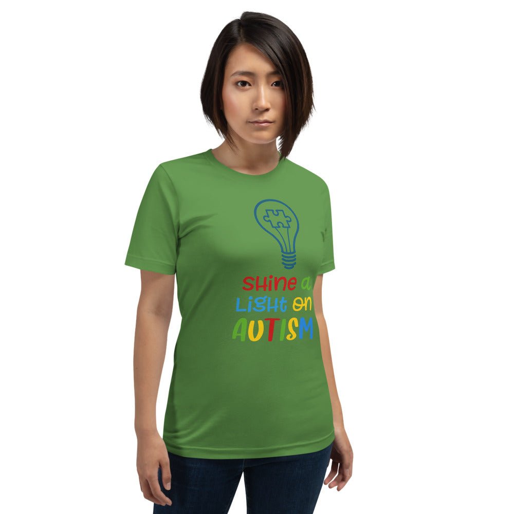 Shine A Light On Autism Shirt - Beguiling Phenix Boutique