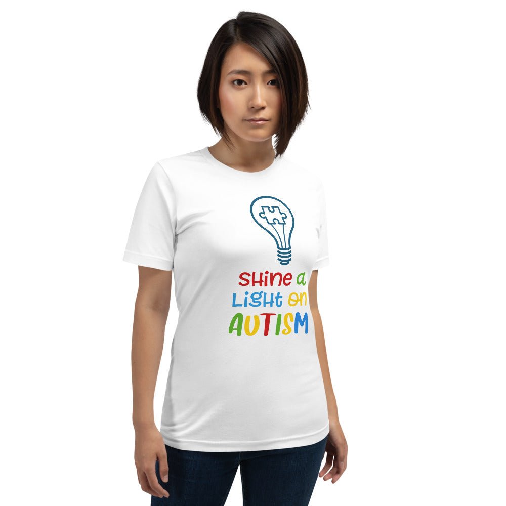 Shine A Light On Autism Shirt - Beguiling Phenix Boutique
