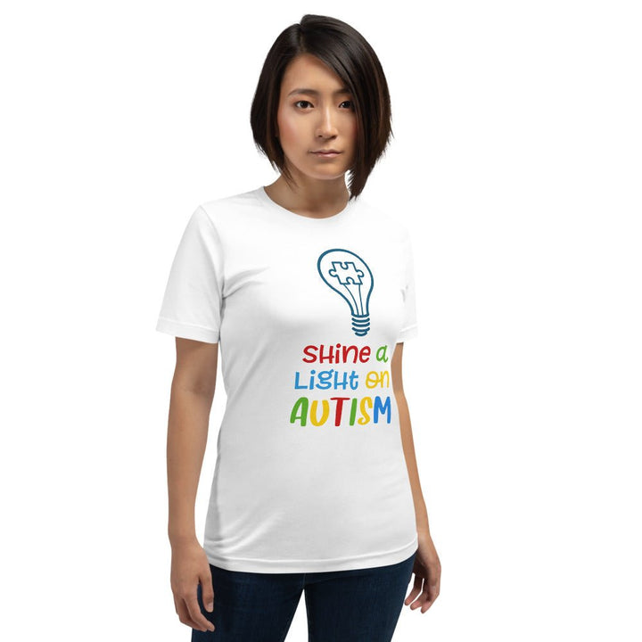 Shine A Light On Autism Shirt - Beguiling Phenix Boutique
