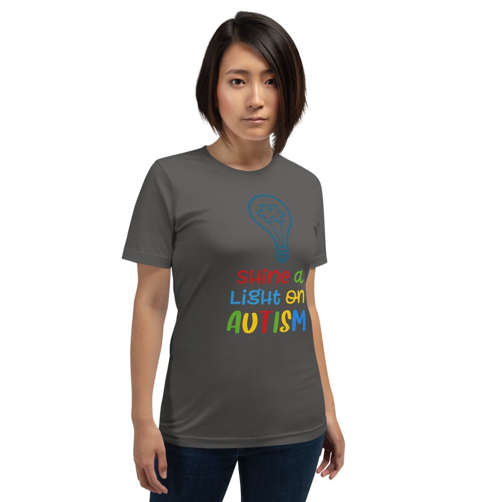 Shine A Light On Autism Shirt - Beguiling Phenix Boutique