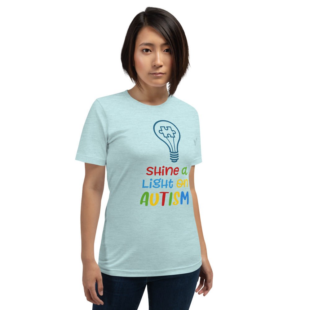 Shine A Light On Autism Shirt - Beguiling Phenix Boutique