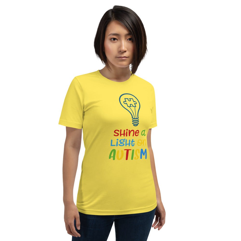 Shine A Light On Autism Shirt - Beguiling Phenix Boutique