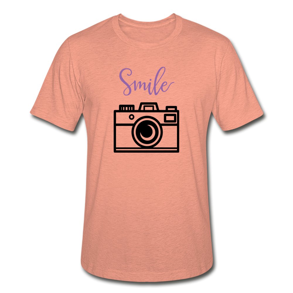 Smile Unisex Heather Prism Shirt - Beguiling Phenix Boutique
