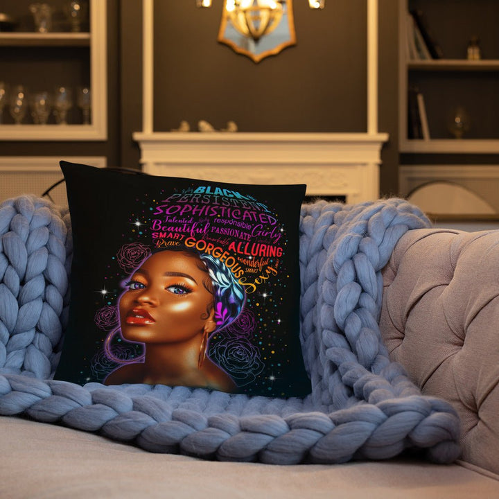 Sophisticated Beauty Throw Pillow - Beguiling Phenix Boutique