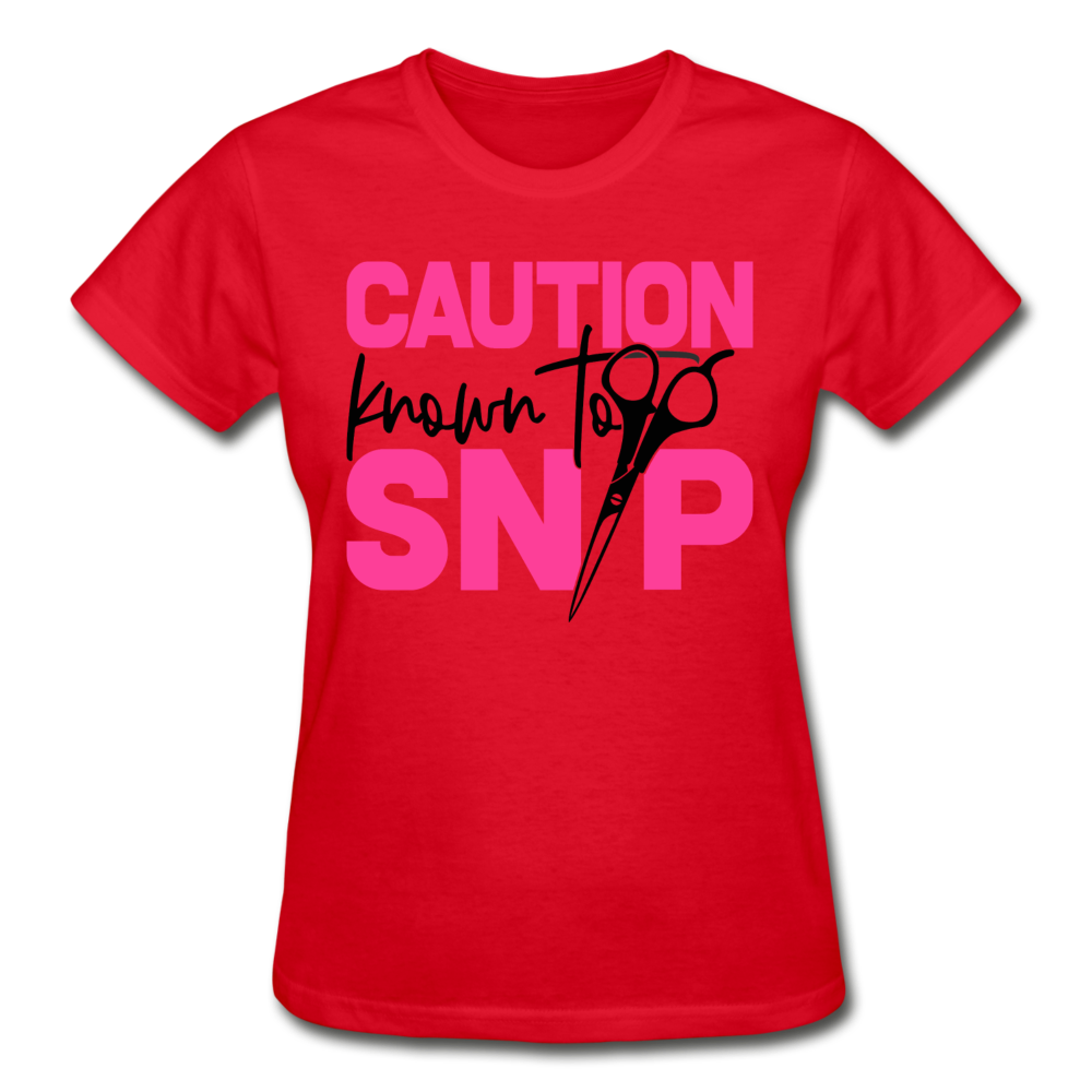 Caution Known To Snip Ladies Shirt - Beguiling Phenix Boutique
