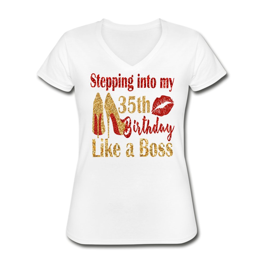 Stepping Into My 35th Birthday Shirt - Beguiling Phenix Boutique