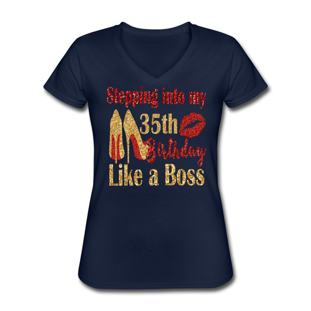 Stepping Into My 35th Birthday Shirt - Beguiling Phenix Boutique