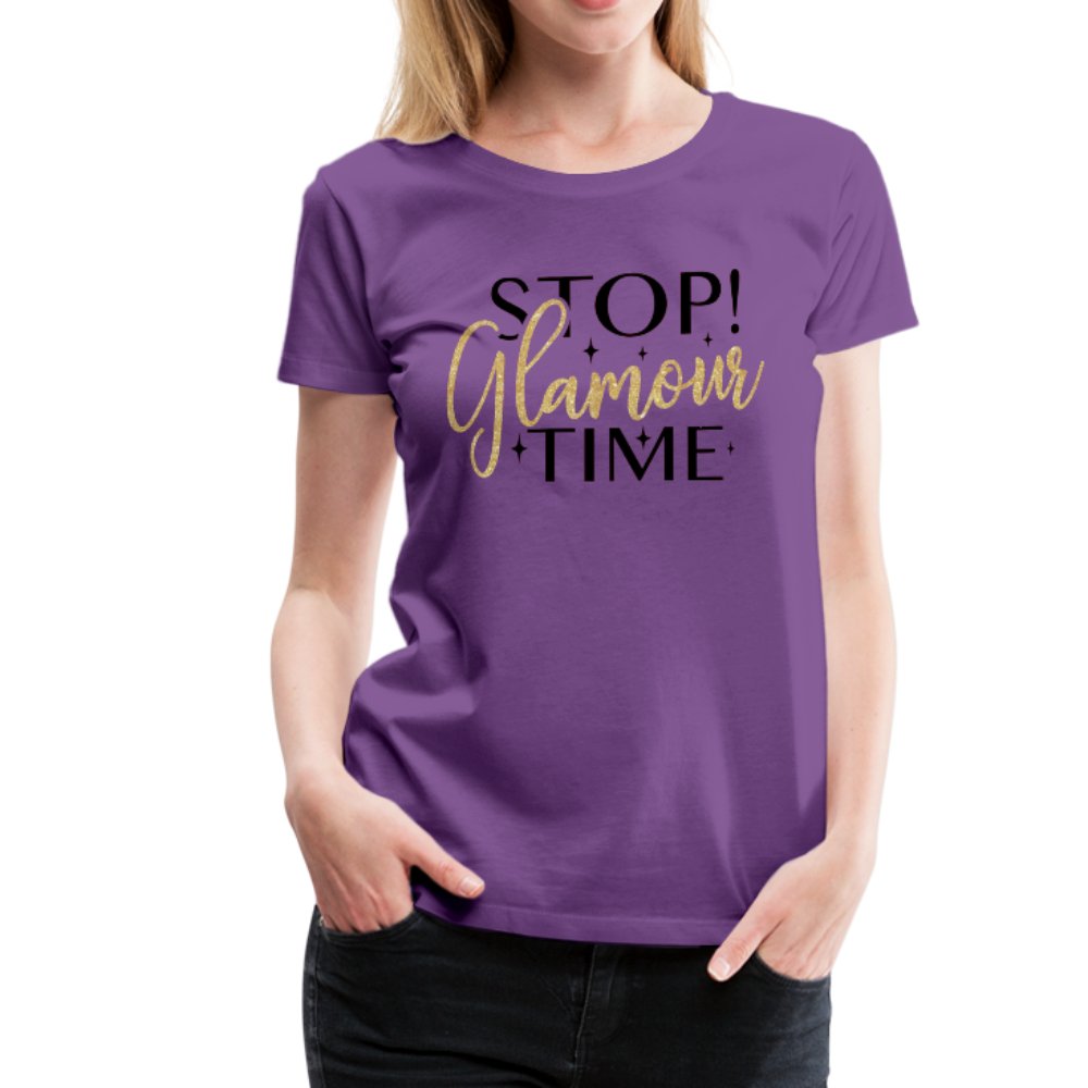 Stop Glamour Time Ladies Shirt - Beguiling Phenix Boutique