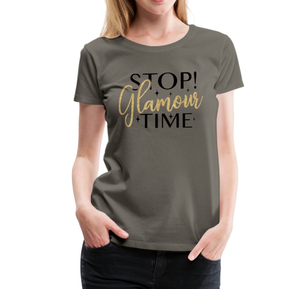 Stop Glamour Time Ladies Shirt - Beguiling Phenix Boutique