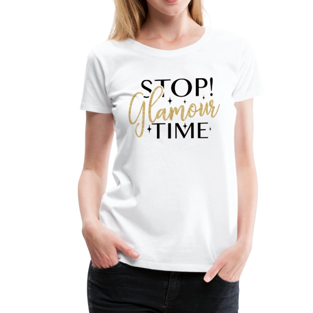 Stop Glamour Time Ladies Shirt - Beguiling Phenix Boutique