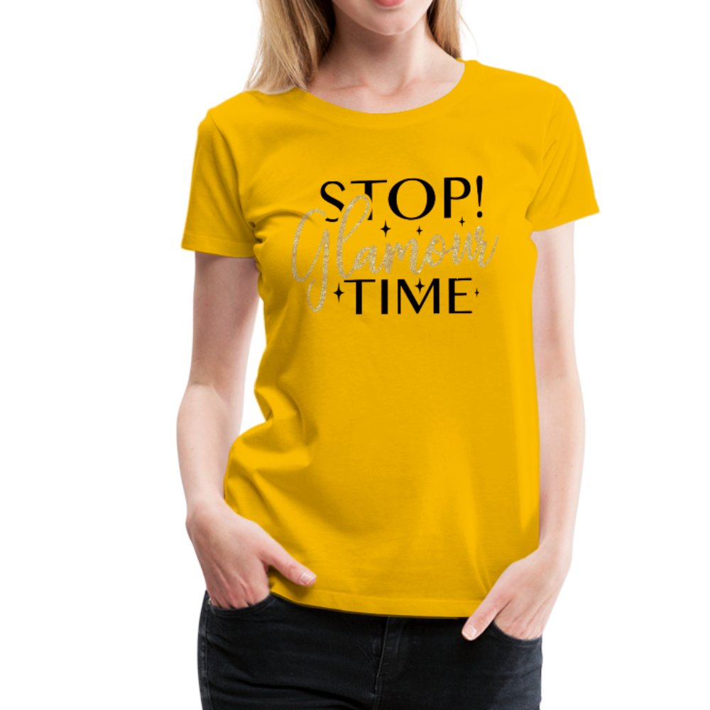 Stop Glamour Time Ladies Shirt - Beguiling Phenix Boutique