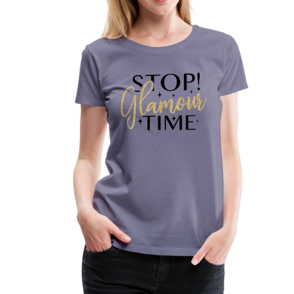 Stop Glamour Time Ladies Shirt - Beguiling Phenix Boutique