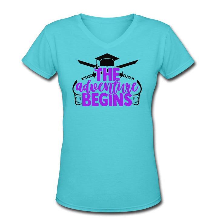 The Adventure Begins Ladies Shirt - Beguiling Phenix Boutique
