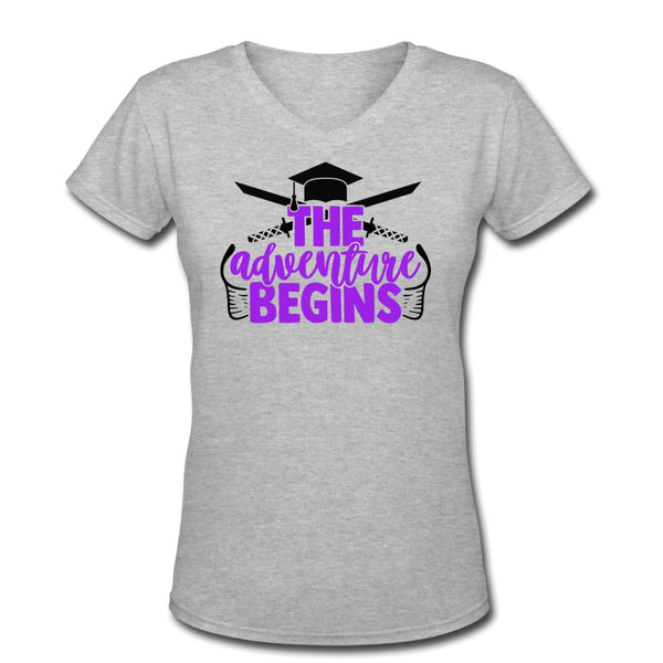 The Adventure Begins Ladies Shirt - Beguiling Phenix Boutique