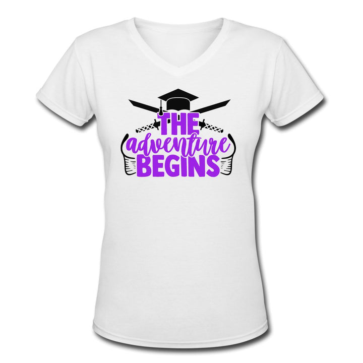 The Adventure Begins Ladies Shirt - Beguiling Phenix Boutique