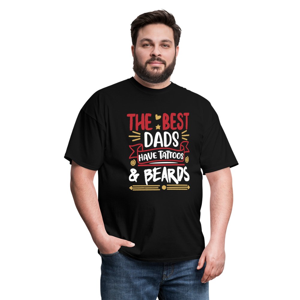 The Best Dads Have Tattoos & Beards Men's Shirt - Beguiling Phenix Boutique