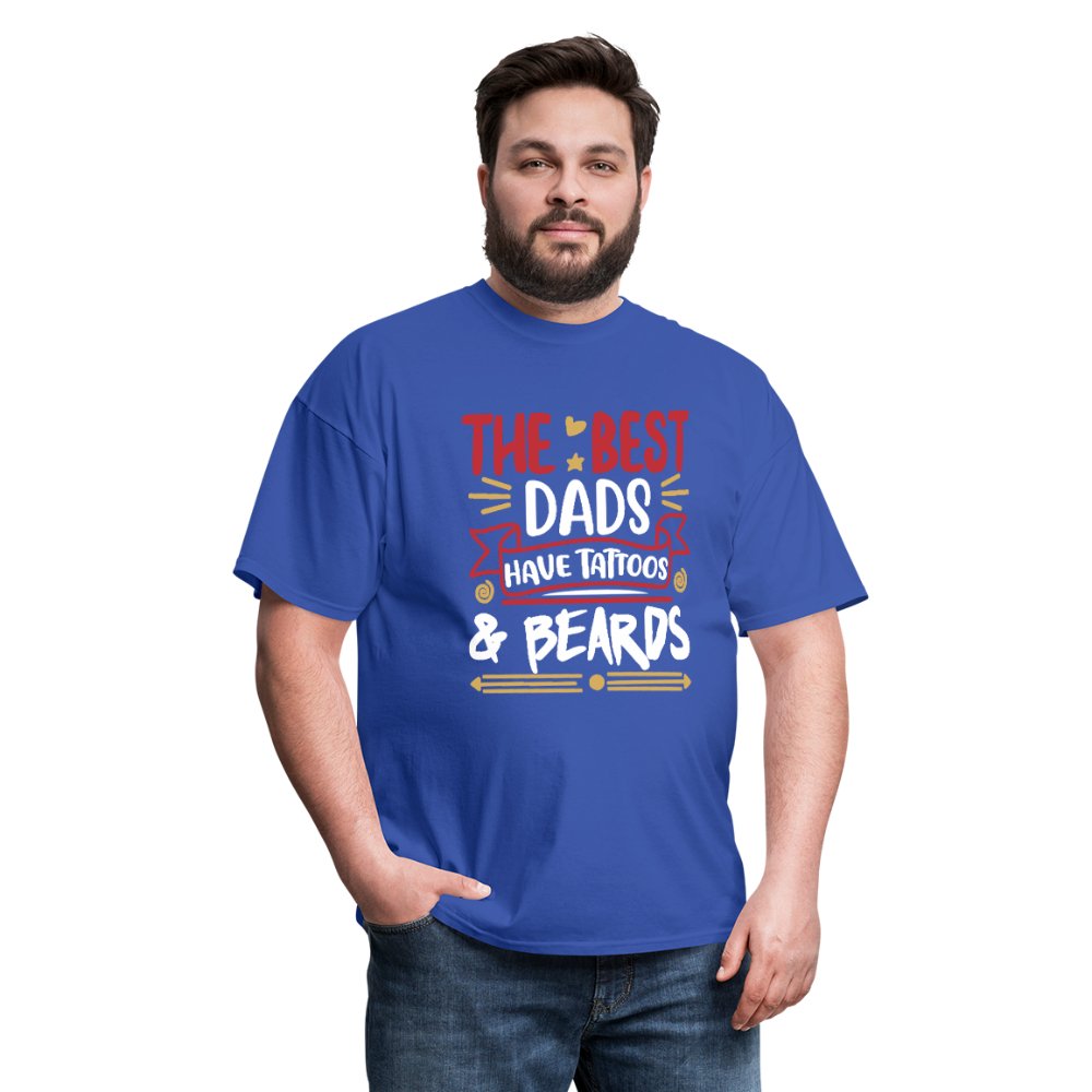 The Best Dads Have Tattoos & Beards Men's Shirt - Beguiling Phenix Boutique