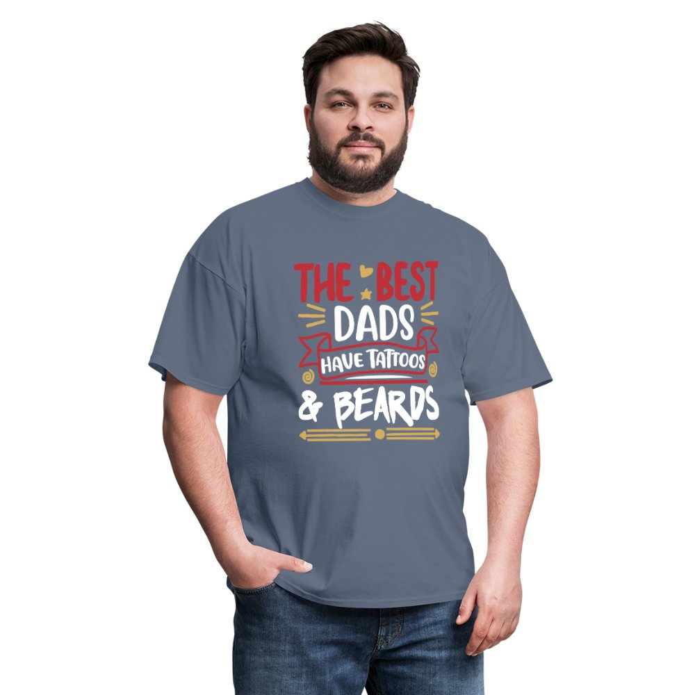 The Best Dads Have Tattoos & Beards Men's Shirt - Beguiling Phenix Boutique