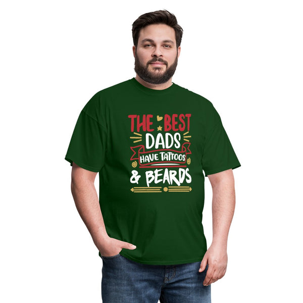 The Best Dads Have Tattoos & Beards Men's Shirt - Beguiling Phenix Boutique